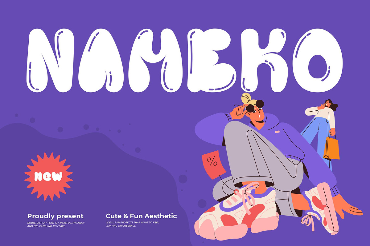 Nameko || Modern Playful Handwritten, a Handwritten Font by Idea Studio (Photo 1 of 10)