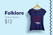 Folklore Patterns & Elements + Font, a Pattern Graphic by Little Jimi Shop (Thumbnail 4 of 9)