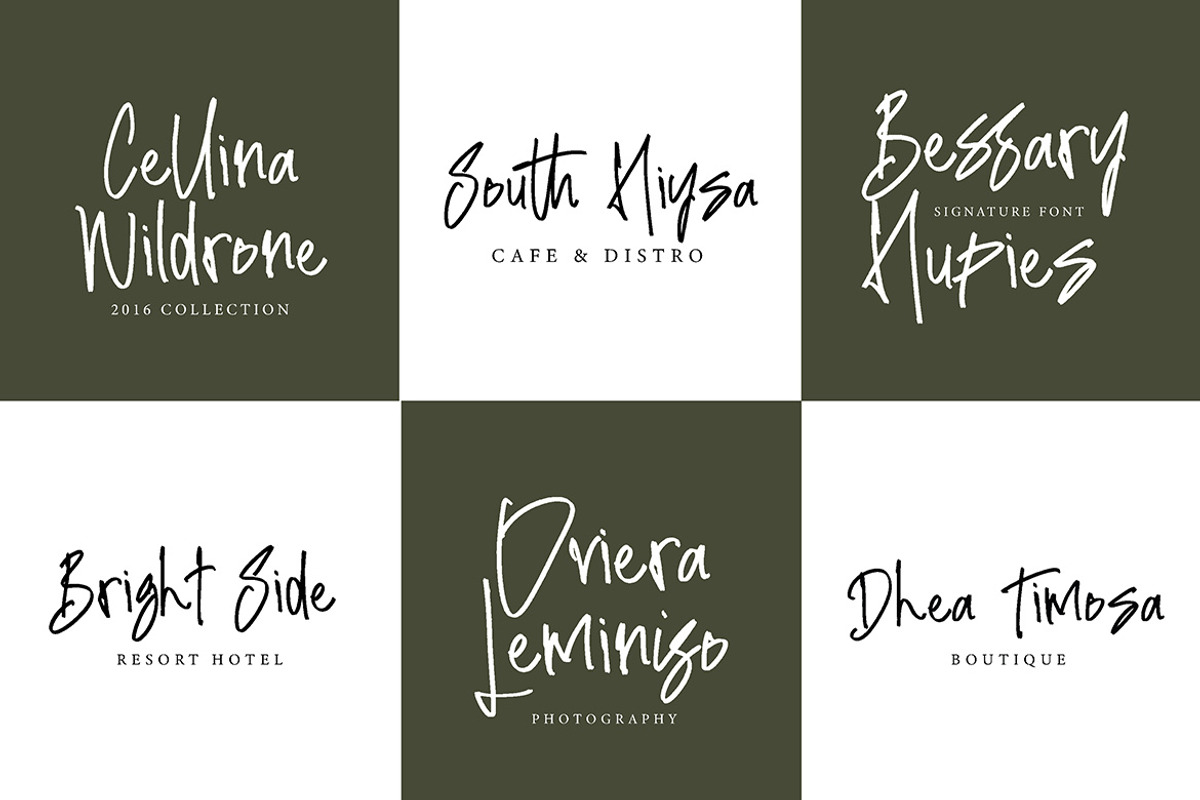 Bessary Hupies Signature, a Handwritten Font by Eltypesstudio (Photo 8 of 11)