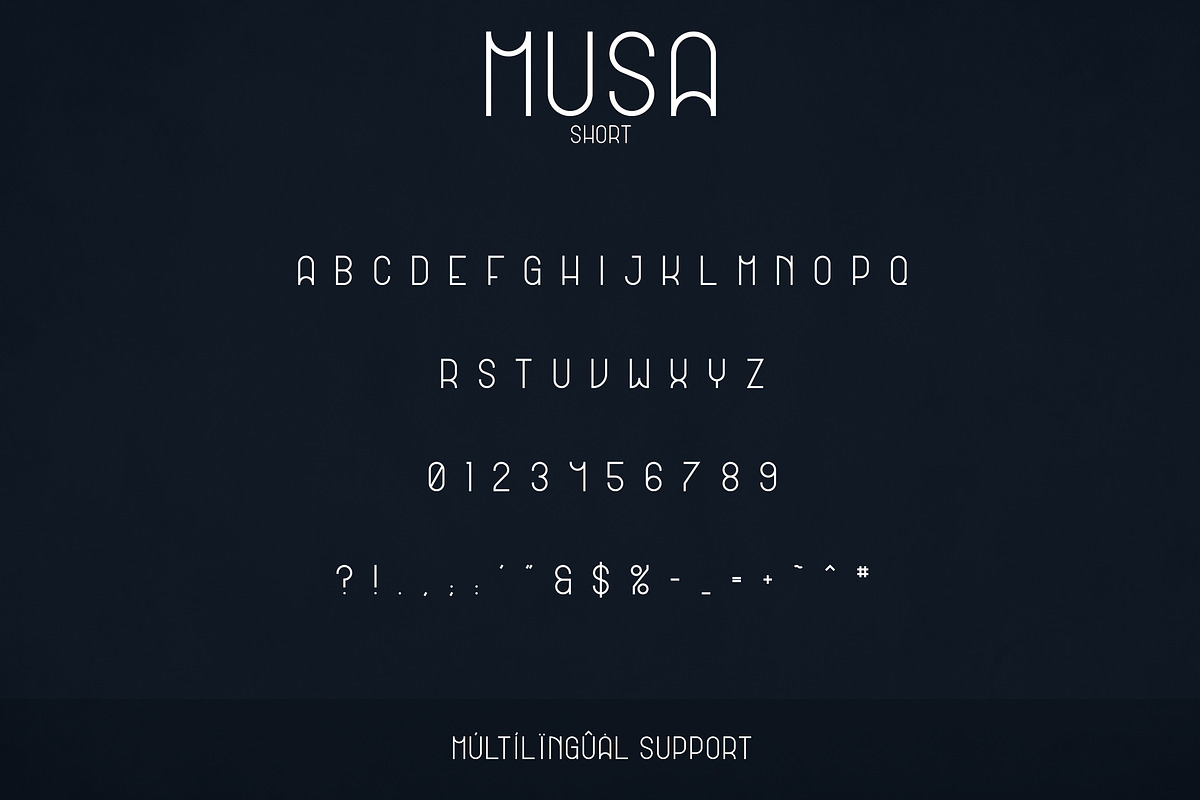 Musa Display Typeface - 12 fonts preview 8