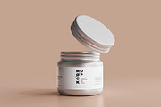 Aluminum Cosmetic Jar Mockup, a Cups & Container Mockup by pmvch (Thumbnail 18 of 25)