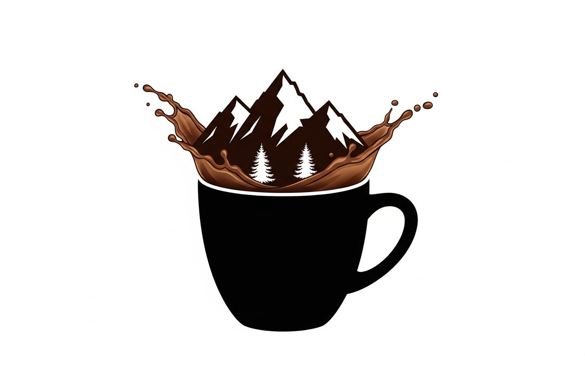 Mountain Coffee Cup Design Bundle, an Illustration by yasushie (Photo 31 of 31)
