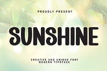 Sunshine | Script Font