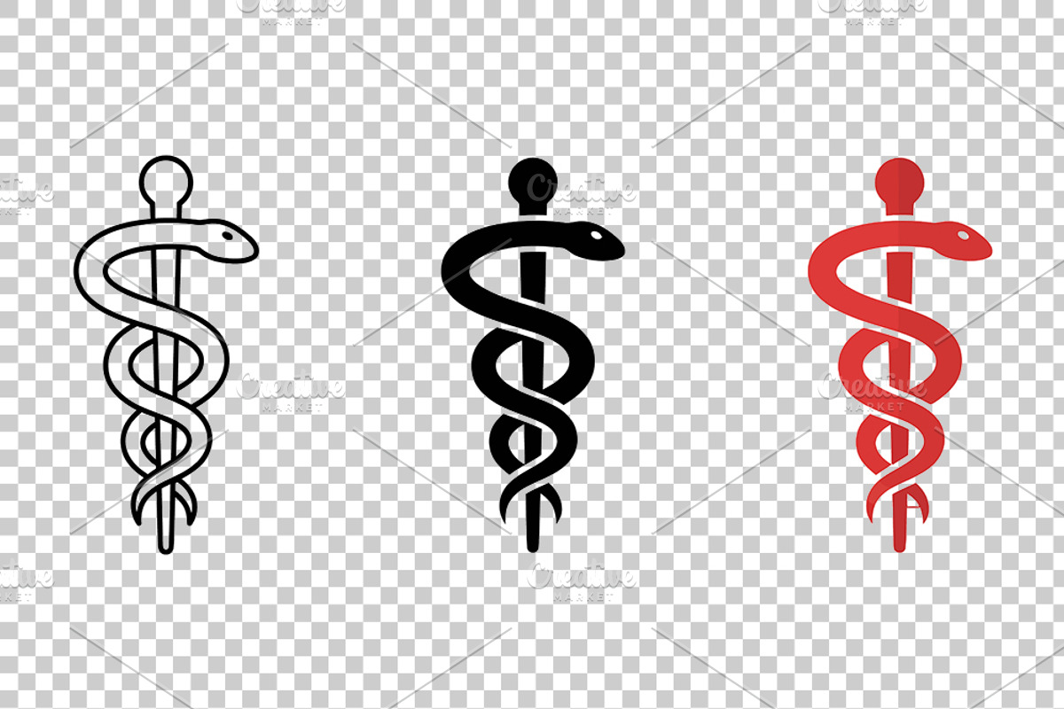 Asclepius Rod Vector Symbol, an Object Graphic by Artonix (Photo 3 of 3)
