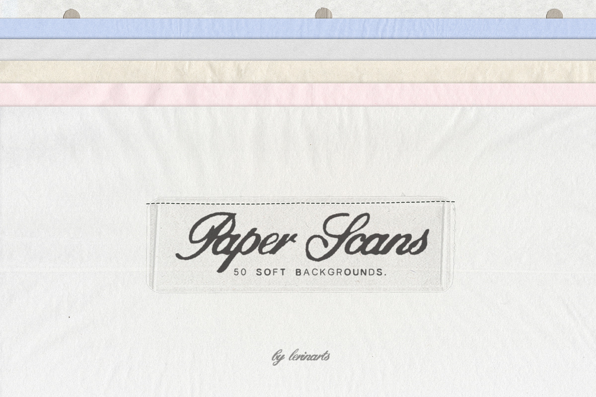 Paper Scans: 50 Soft Backgrounds, a Texture Graphic by lerinartstudio (Photo 1 of 11)