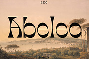 Abeleo – Funky Font, a Serif Font by Craft Supply Co. (Thumbnail 1 of 8)