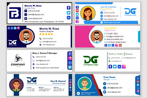 15 Creative Email Signature Template, an Email Template by Mohammad Sarfaraz
