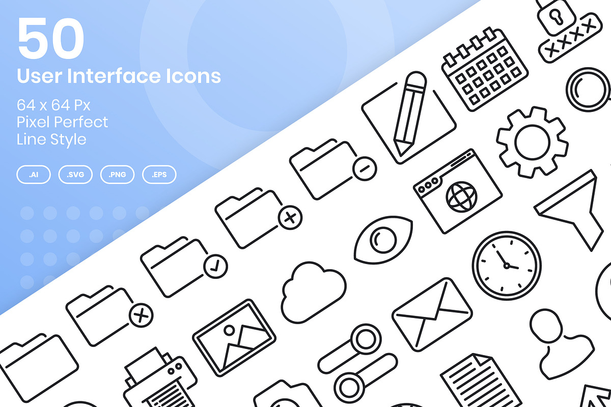 50 User Interface - Line, an Outline Icon by Kmg Design (Photo 1 of 2)