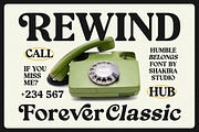 Humble Belongs - Retro Serif, a Serif Font by Shakira Studio (Thumbnail 3 of 10)