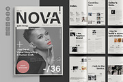 NOVA | Magazine & Book Layout, a Magazine Template by TemplateFolio-Shop (Thumbnail 1 of 15)
