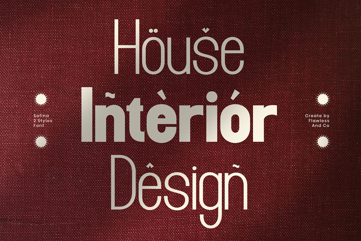 Sofina - Modern Sans Serif Font, a Sans Serif Font by Flawless And Co (Photo 7 of 10)