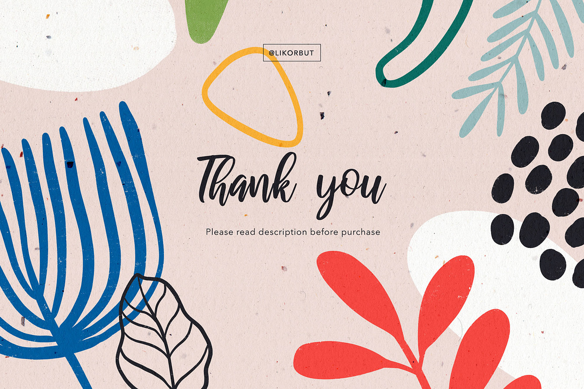 Nature Abstract Shapes and Florals, a Decorative Illustration by likorbut (Photo 6 of 6)