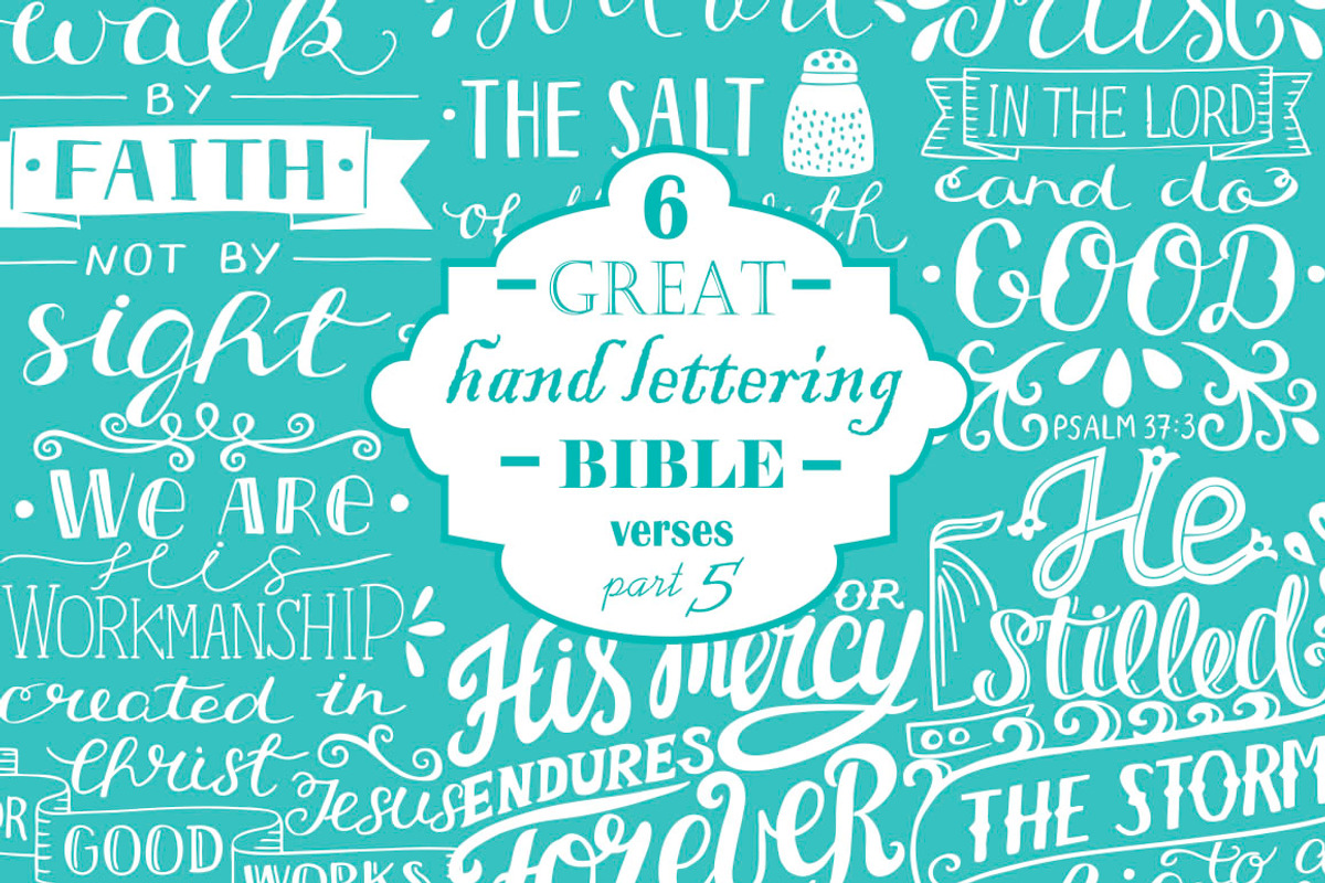 6 GREAT BIBLE VERSES part 5, an Illustration by Ola-la-la (Photo 1 of 10)