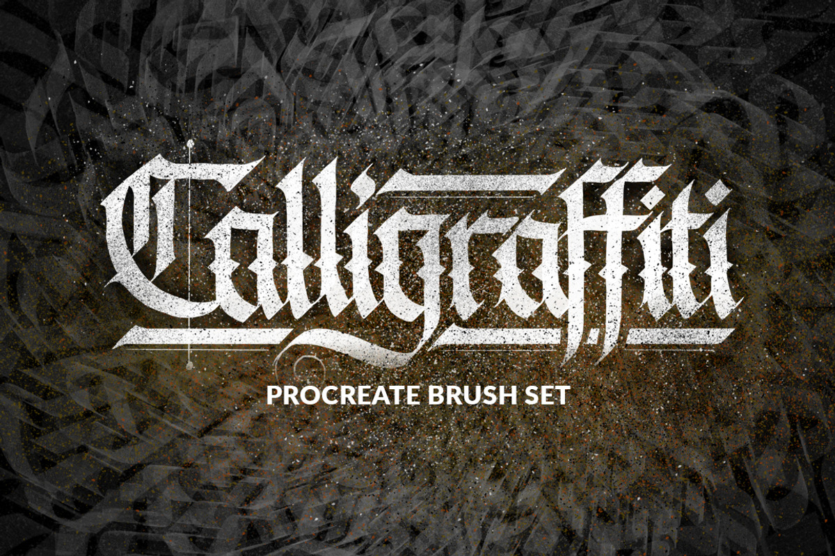 Calligraffiti Procreate Brushes, a Brush Add-On by Jake Rainis (Photo 1 of 10)
