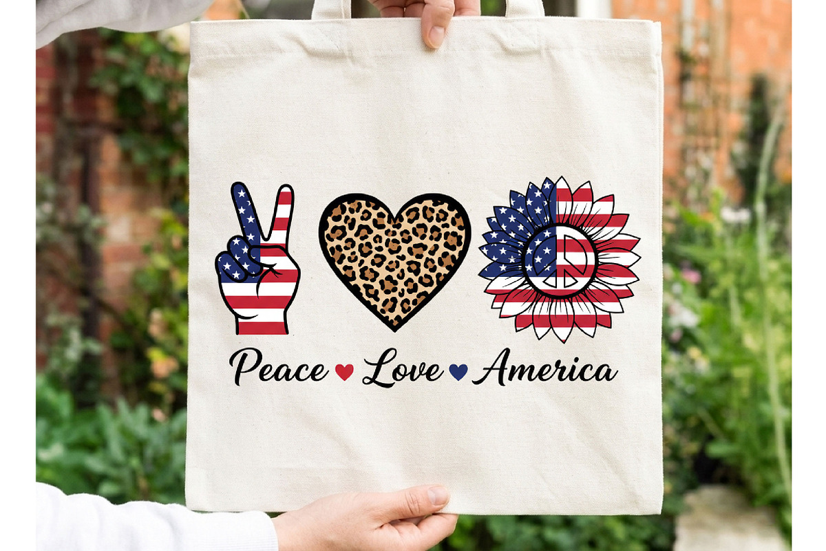 Peace Love America Leopard 4th July, an Illustration by Designking (Photo 3 of 6)