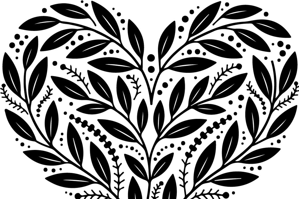 Decorative Heart Silhouette Bundle, an Illustration by Designs_River (Photo 44 of 45)