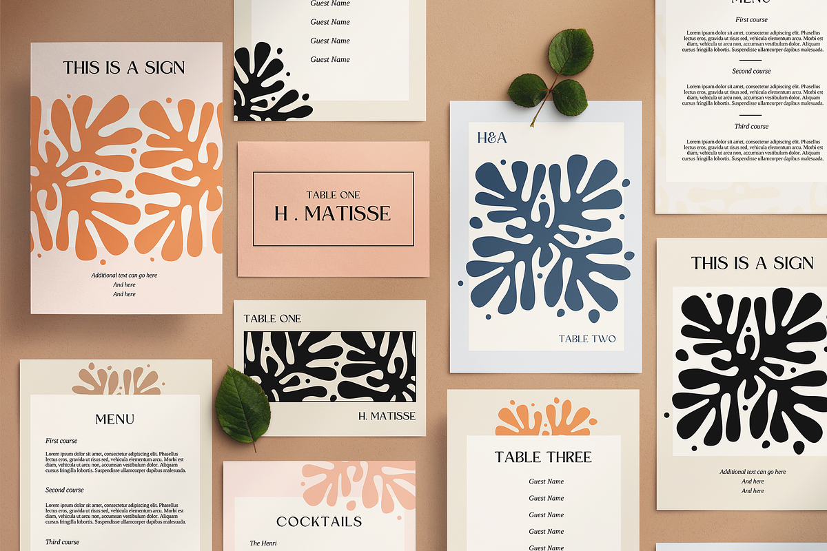 Amelie - Editable wedding signage, a Stationery Template by SydneyResnik (Photo 4 of 7)