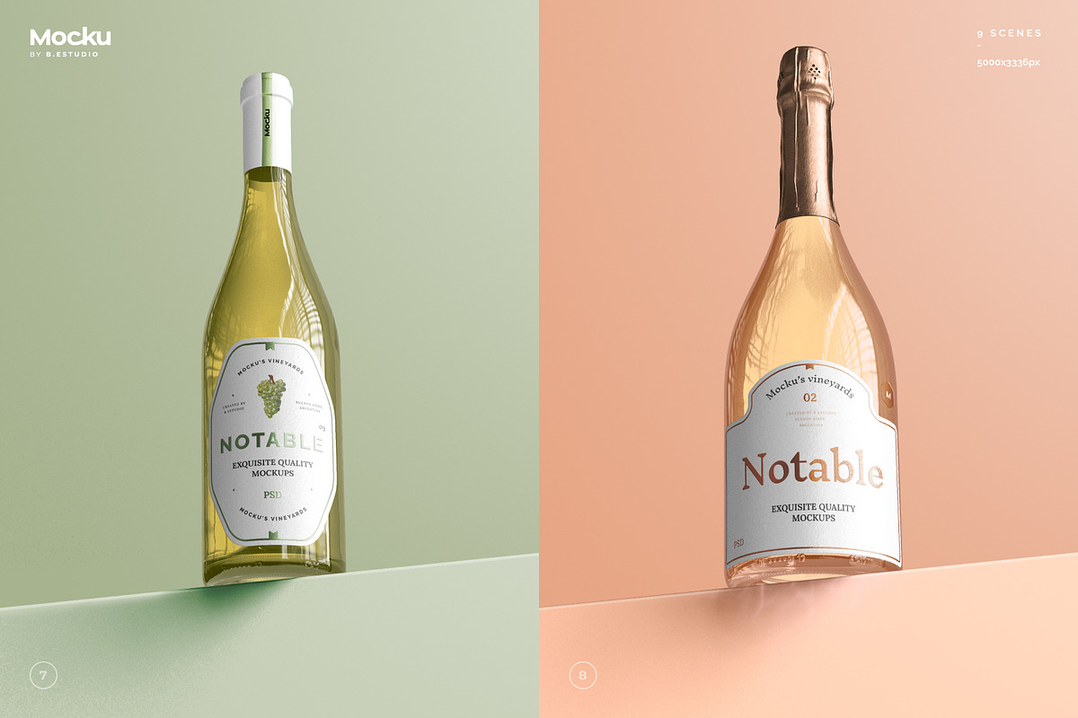 Notable - The Wine Bundle, a Packaging Mockup by Mocku (Photo 6 of 17)