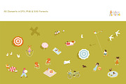 Summer Meadow Flatlay Lifestyle Set, a Pattern Graphic by Svitlana Kharchuk (Thumbnail 10 of 16)