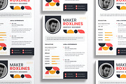 Minimalist Resume CV, a Resume Template by iDoodle Studio (Thumbnail 4 of 4)