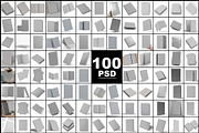 Book Cover Mockup, a Books & Magazine Mockup by mockupbuys (Thumbnail 2 of 101)