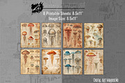 Jellyfish Anatomy Junk Journal Pages, an Animal Illustration by Digital Art Mahdiseño (Thumbnail 3 of 10)