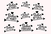 Besties Forever SVG Bundle, a Graphic by M9 Design (Thumbnail 9 of 9)