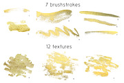 Golden textures, washes & splashes, a Texture Graphic by marie dricot (Thumbnail 4 of 12)