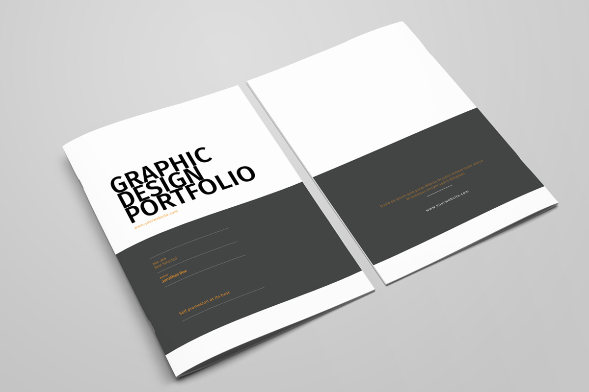 Graphic Design Portfolio Template, a Brochure Template by adekfotografia (Photo 42 of 42)