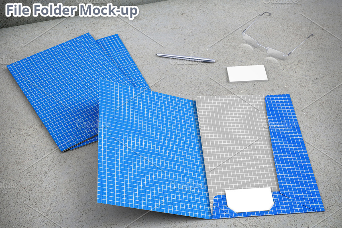 Stationary File Folder Mockup 5xPSD, a Product Mockup by MockUps Gallery (Photo 2 of 5)