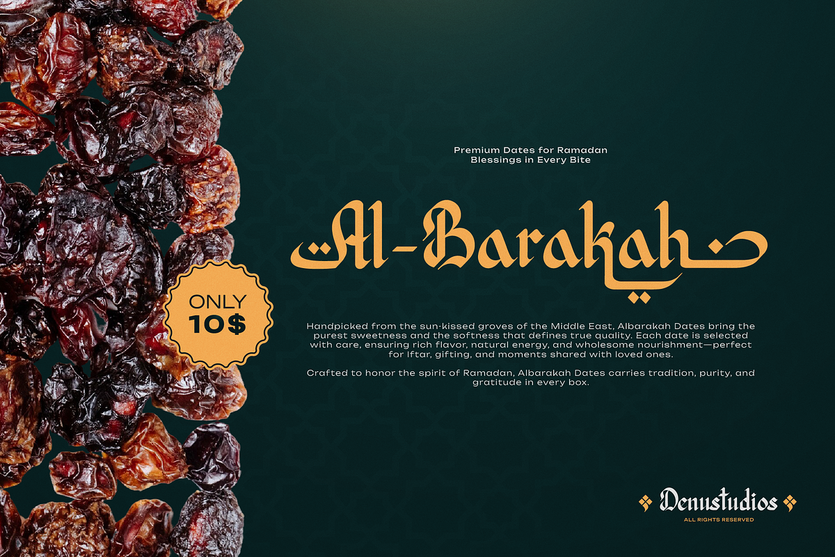 Al Biyan | Arabic Typeface, a Font by Denustudios (Photo 4 of 12)