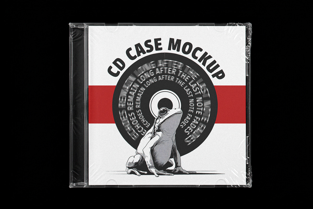 CD Case Mockup, a Product Mockup by Designer Dude