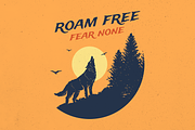 Roam Free Fear None, an Animal Illustration by Mangustudio (Thumbnail 3 of 3)