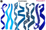 Procreate 100 Pretty Ribbons Brushes, a Brush Add-On by Fashion Workshop Bkk (Thumbnail 14 of 21)