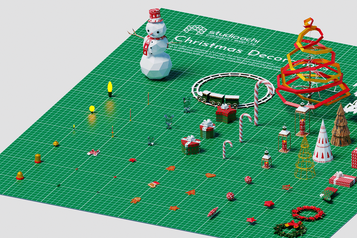 Christmas Decorations, an Object 3D Model by Studio Ochi (Photo 3 of 11)