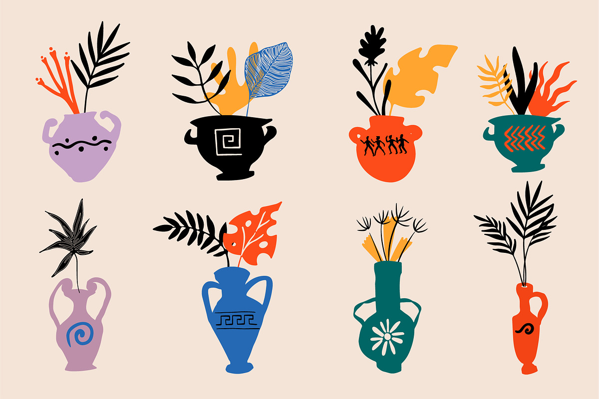 Ancient Greece. Antique vector set, a Decorative Illustration by PixelAesthetic (Photo 11 of 12)