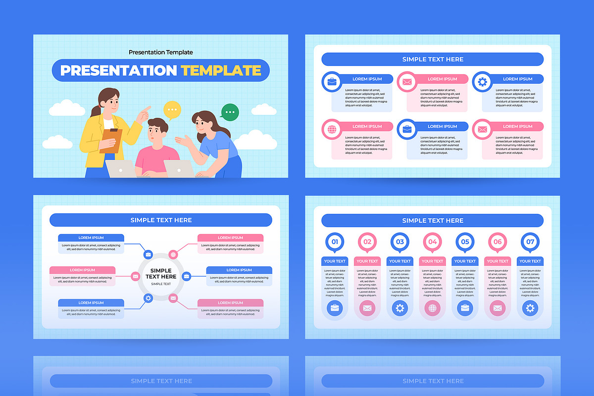 Business Plan PowerPoint Template, a Presentation Template by CreativeUP (Photo 5 of 6)