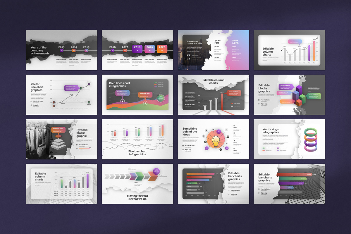 Happy PowerPoint Template, a Presentation Template by Creathrive Design (Photo 7 of 7)