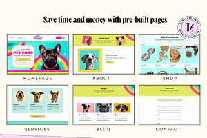 Wix Pet Shop Website Template