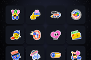 Cartoon Sticker Designs, an Emoji Icon by Prosymbols (Thumbnail 8 of 15)
