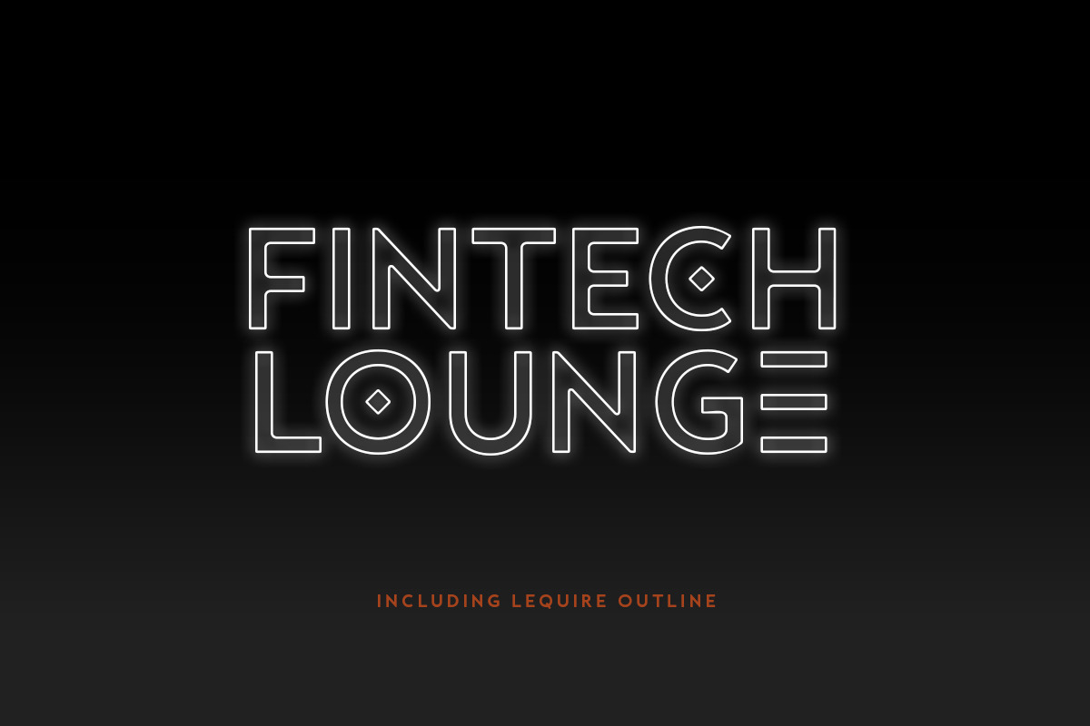 Lequire - Modern Logo Typeface preview 3
