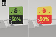 Promotional Shelf Sign Holder Mockup, an Advertising Mockup by SD Mockup (Thumbnail 3 of 4)