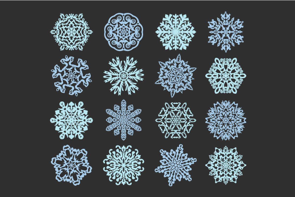 Snowflakes, a Seasonal Illustration by kite-kit (Photo 2 of 4)