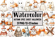 Autumn Spice Ghost Halloween, an Illustration by Design Market (Thumbnail 1 of 3)