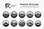 Berlin Skyline Vector Icon, an Icon by Akatype Studio (Thumbnail 1 of 3)