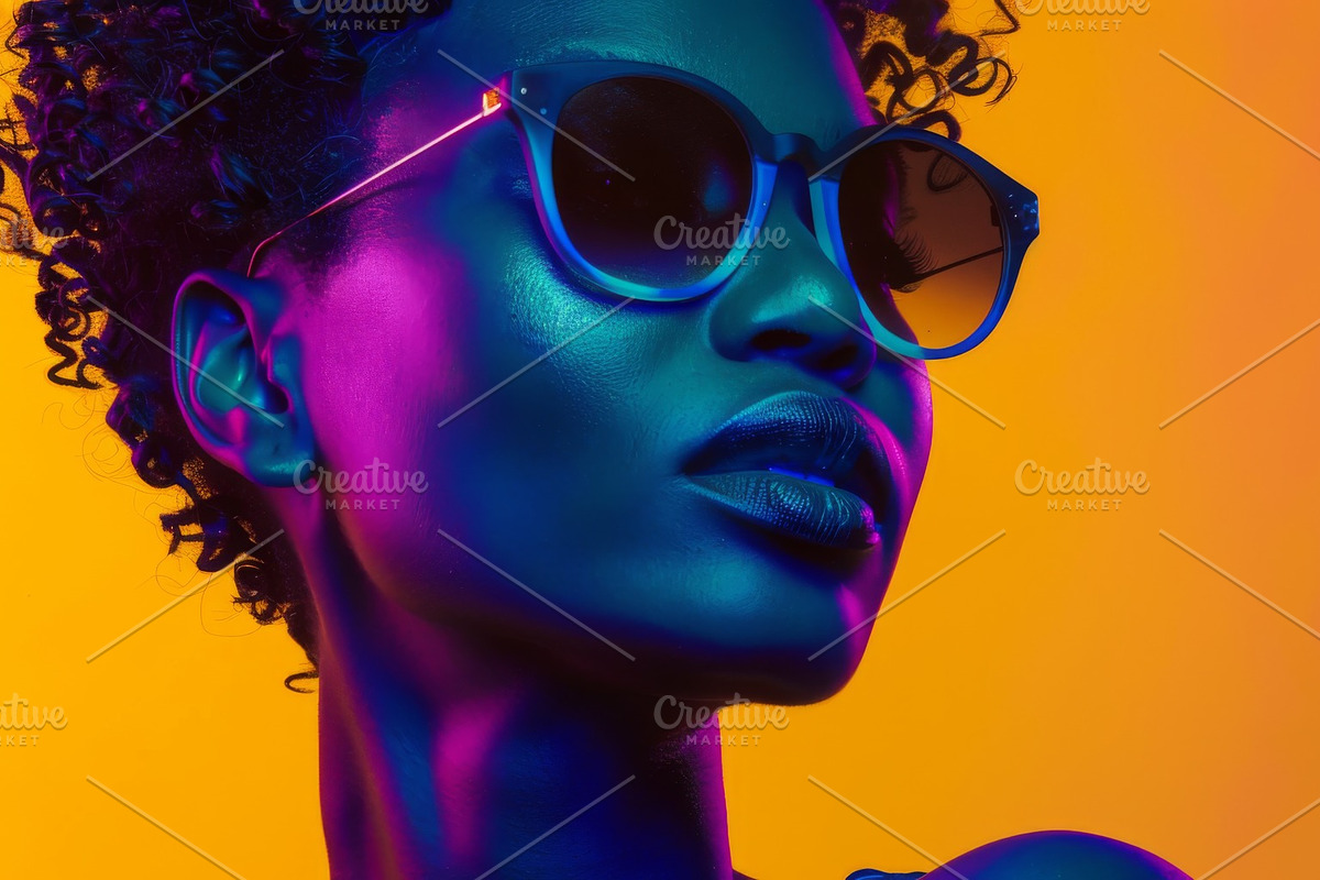 109 Fashion models in sunglasses, a Beauty & Fashion Photo by Handmadefont (Photo 23 of 113)