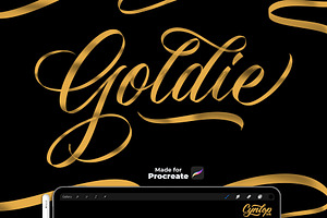 Procreate Goldie Brush Set