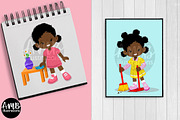 Kids doing chores clipart AMB-2991, an Illustration by AMBillustrations (Thumbnail 5 of 5)