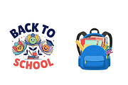 Whimsical Back to School clipart, an Education Illustration by Milano Creative (Thumbnail 2 of 5)