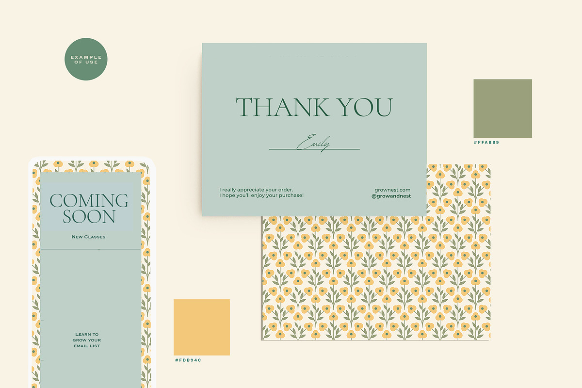 Blossom - Earthy Patterns & Shapes, a Pattern Graphic by Basia Stryjecka (Photo 31 of 33)